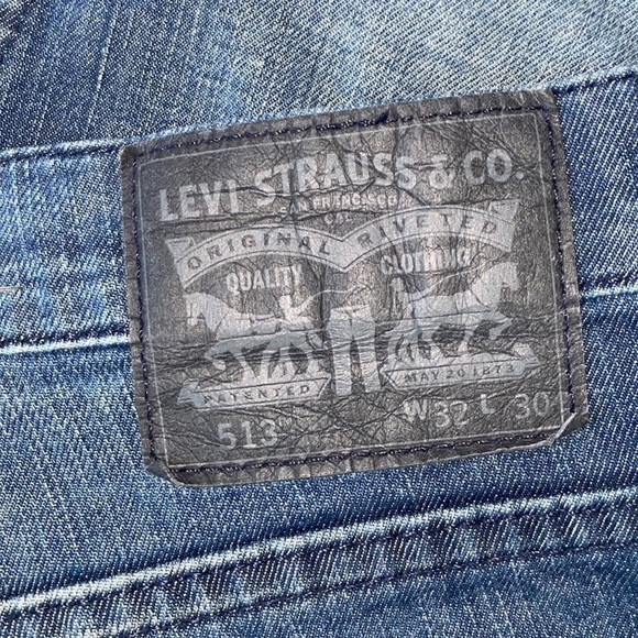 Levi's 513 Slim Straight Stretch Jeans - Picture 7 of 8